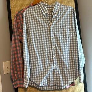J. Crew Check Button-down Shirts (2) - L